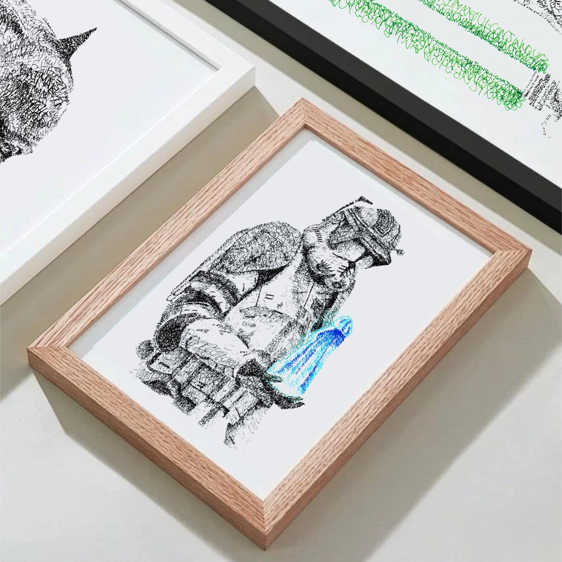 Custom Framed Poster (Matte Paper) - All Drawings Available