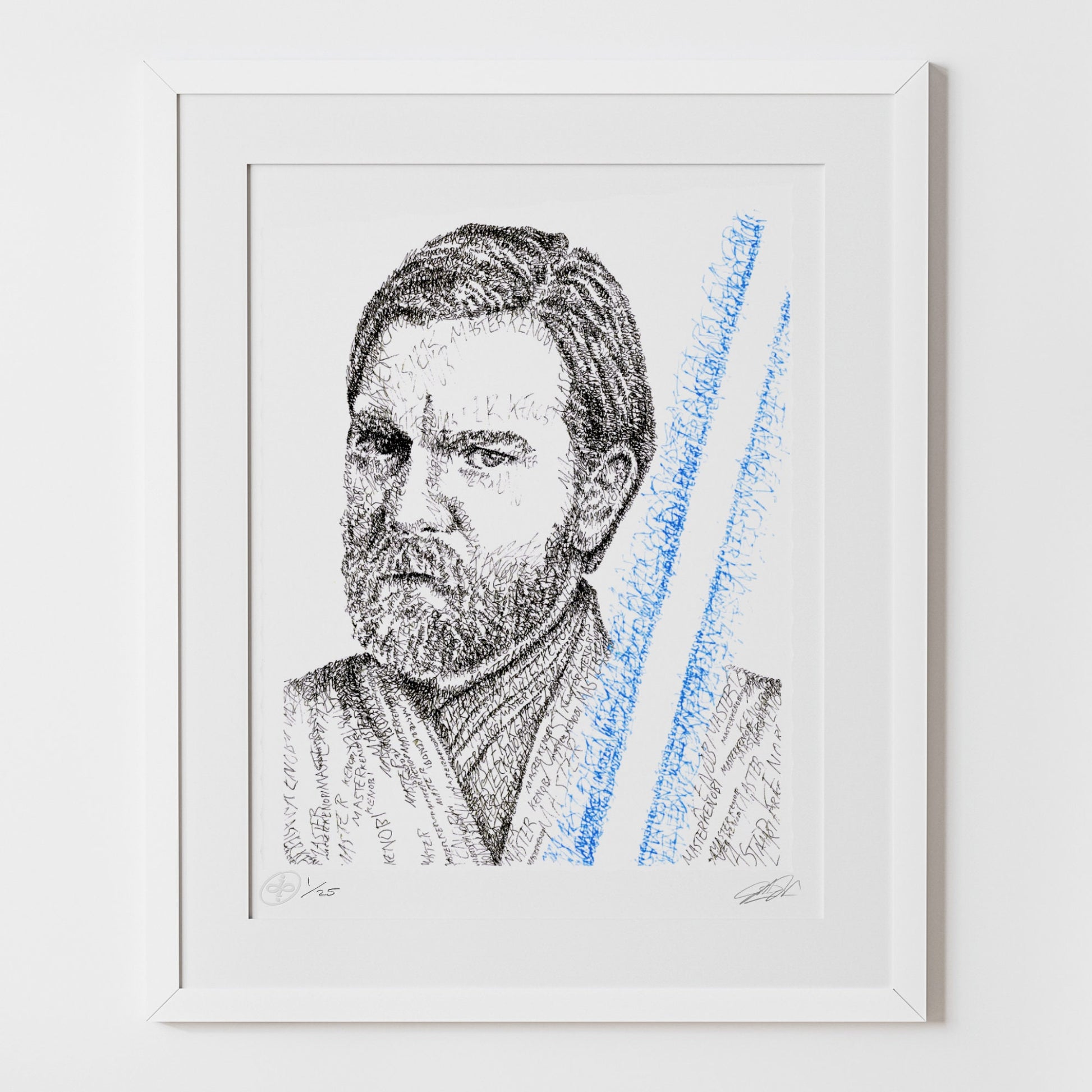 The Master Word Art Portrait Print