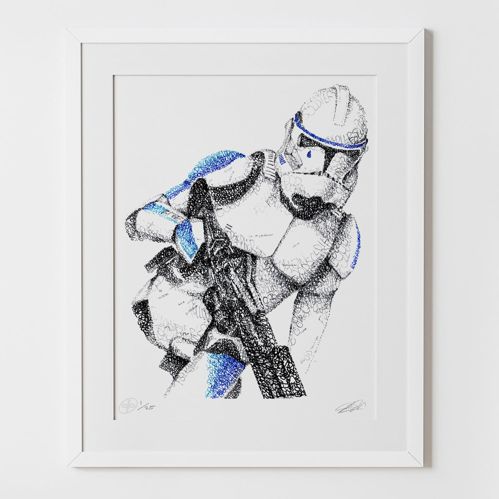 Good Soldiers Follow Orders Word Art Portrait Print