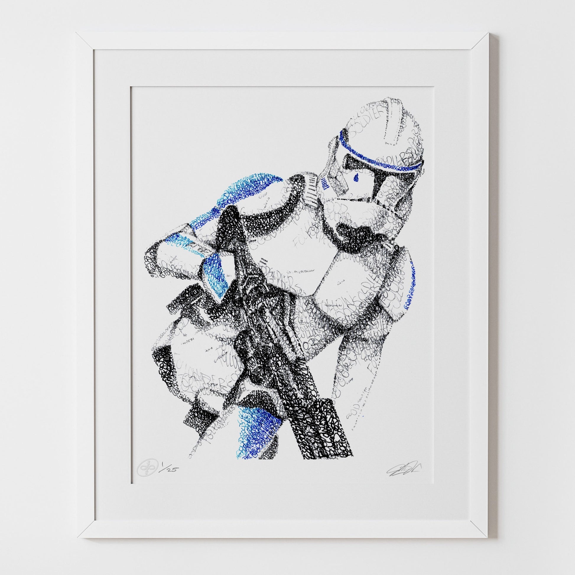 Good Soldiers Follow Orders Word Art Portrait Print