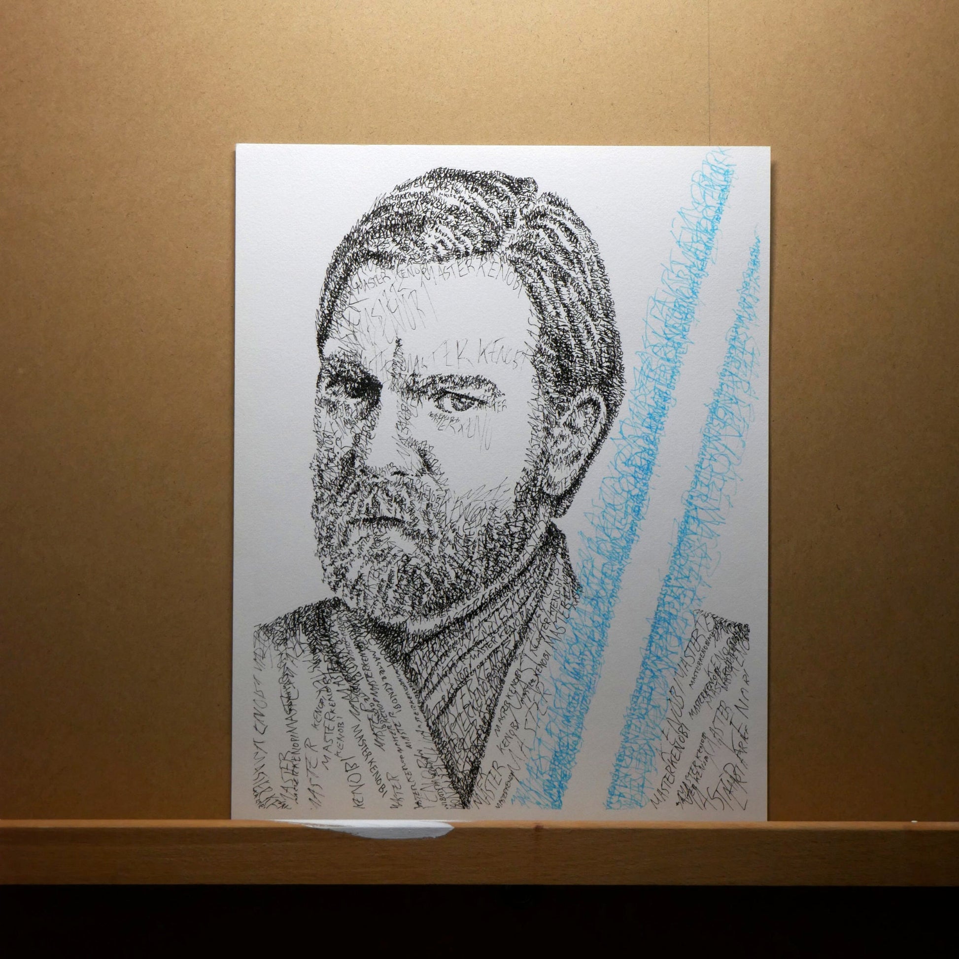 The Master Word Art Portrait Print