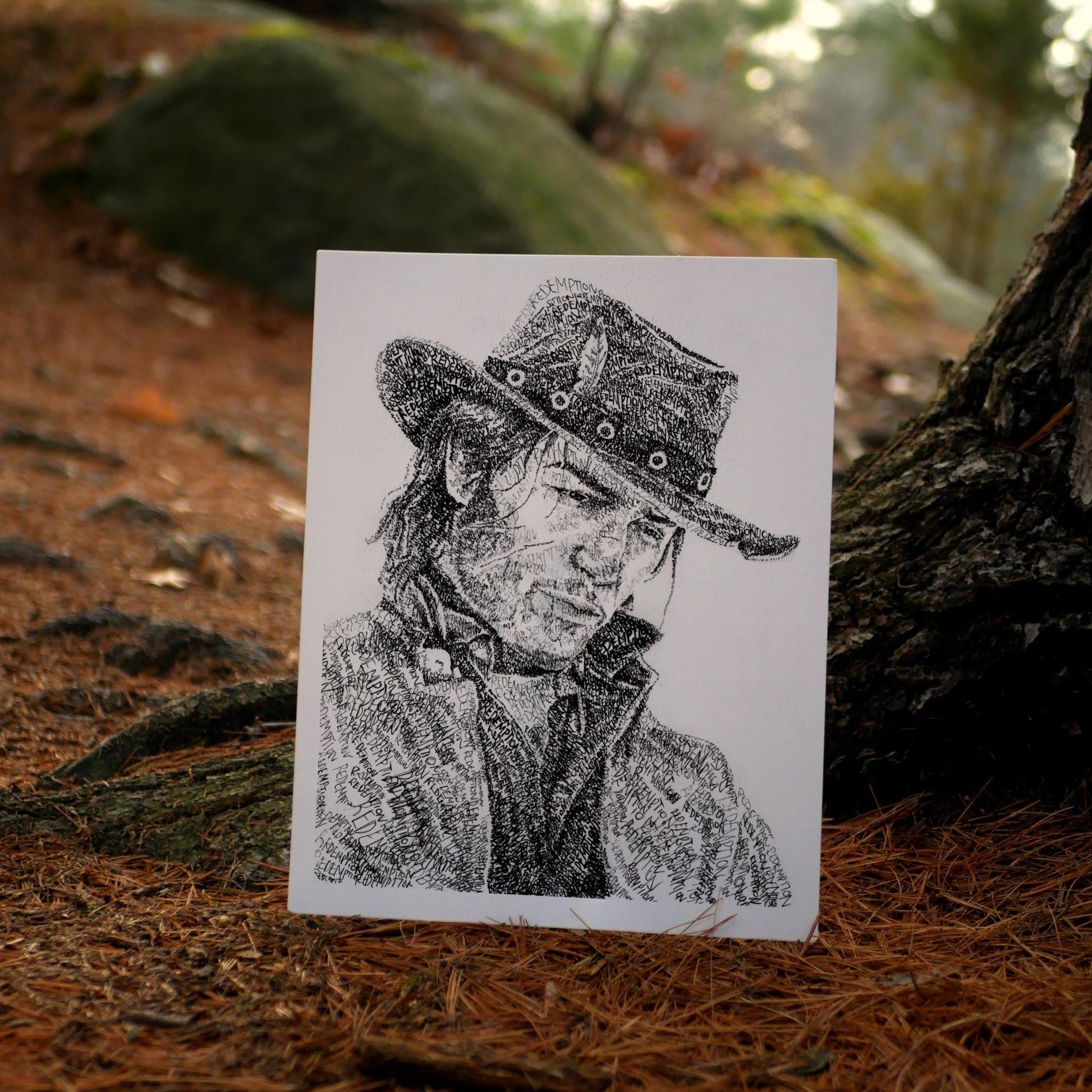 Red Dead Word Art Print Bundle (3 Prints + Free Micah Print)