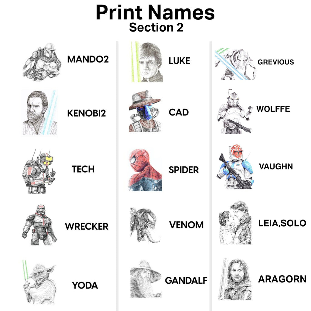 Custom Print Bundle – Pick 2, 3, or 4 Prints