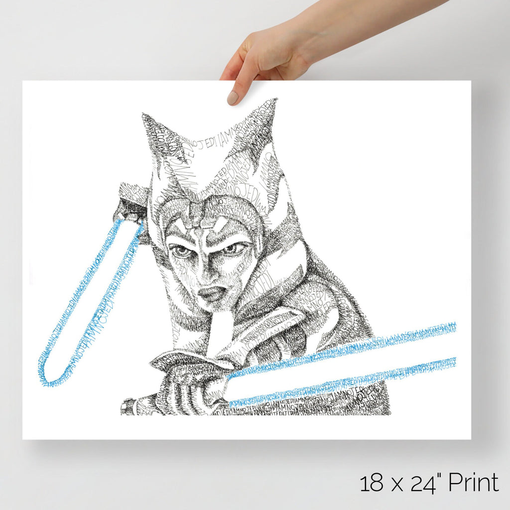 Fulcrum Word Art Portrait Print