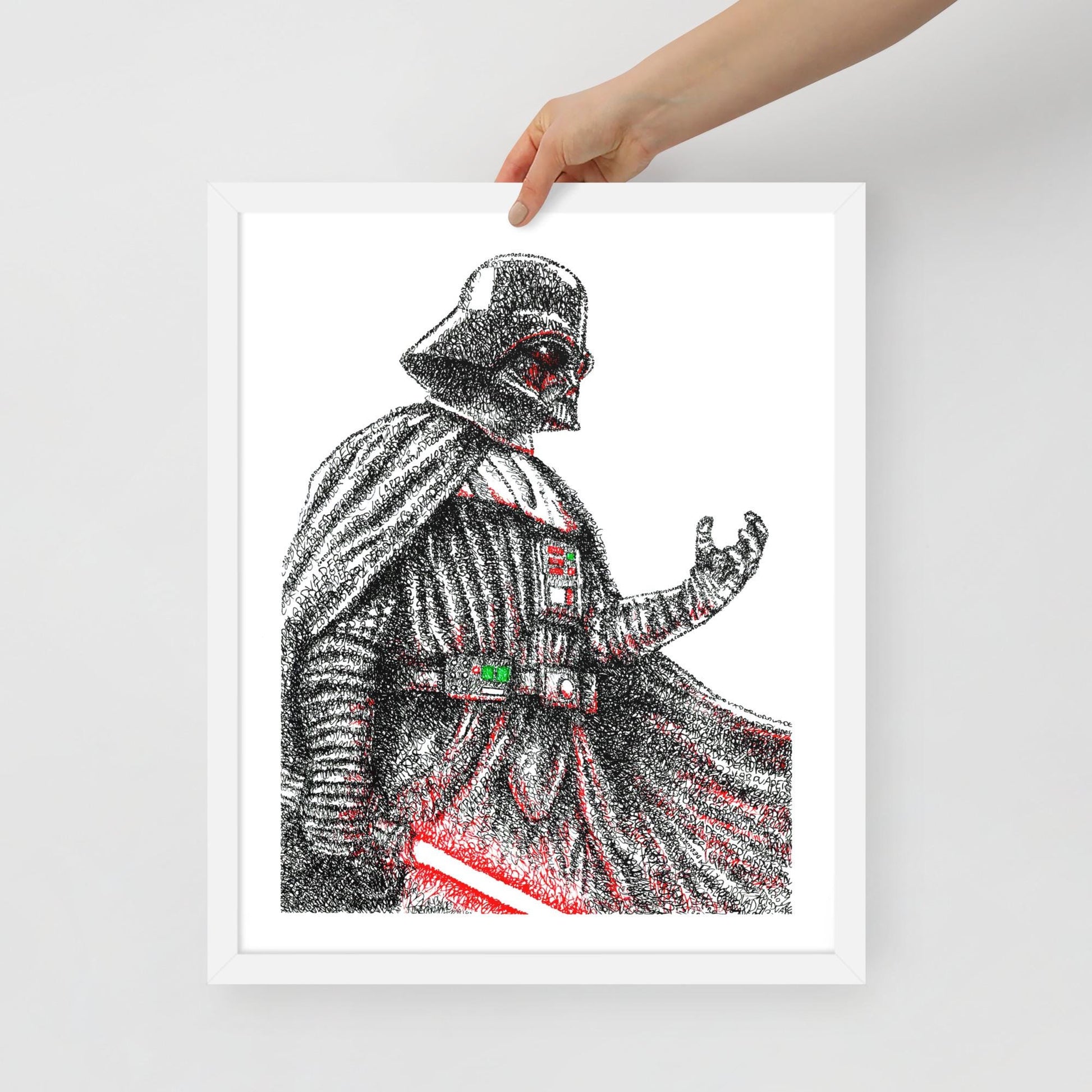 Custom Framed Poster (Matte Paper) - All Drawings Available