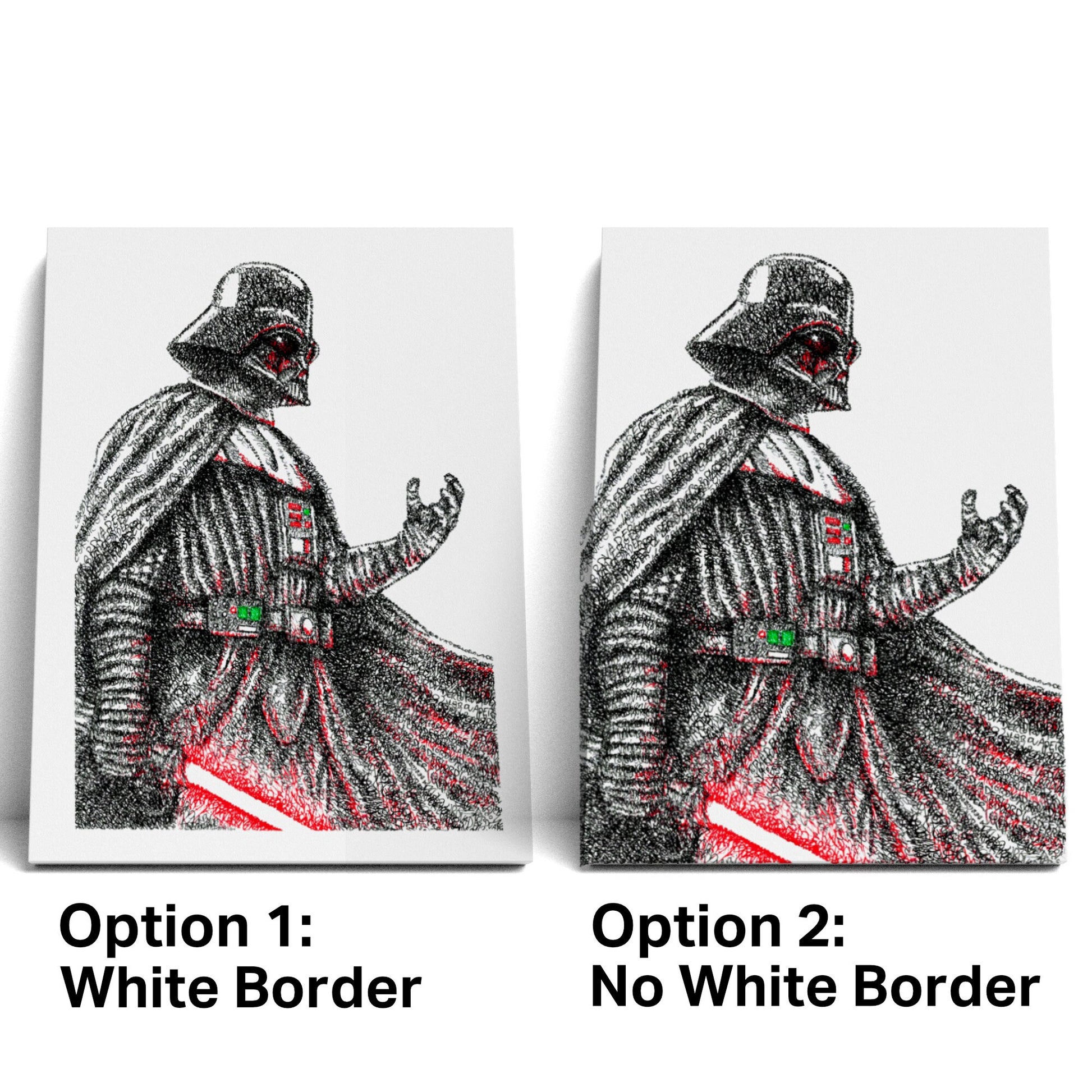 Custom Canvas Print - All Drawings Available