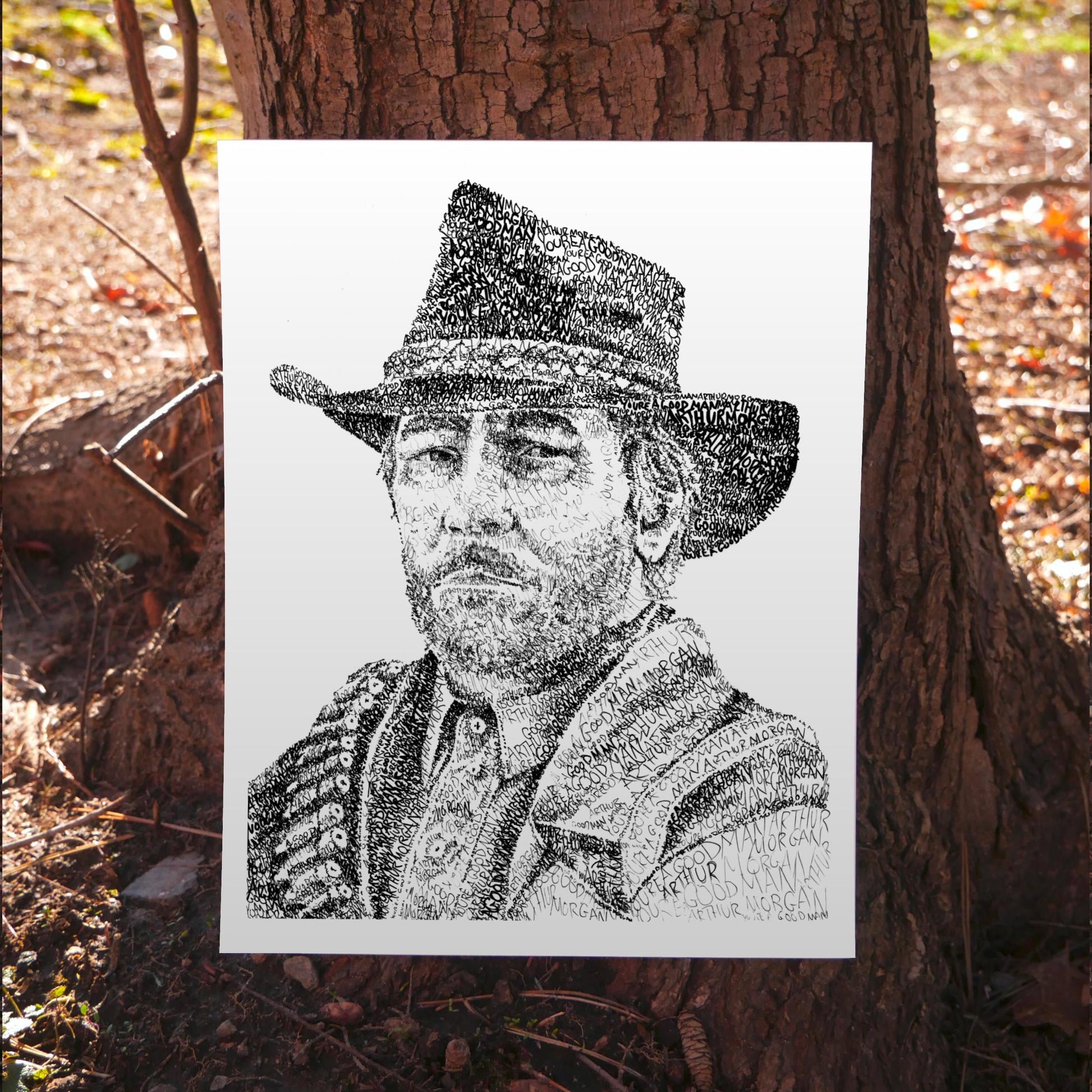 You're a Good Man, Arthur Word Art Portrait Print