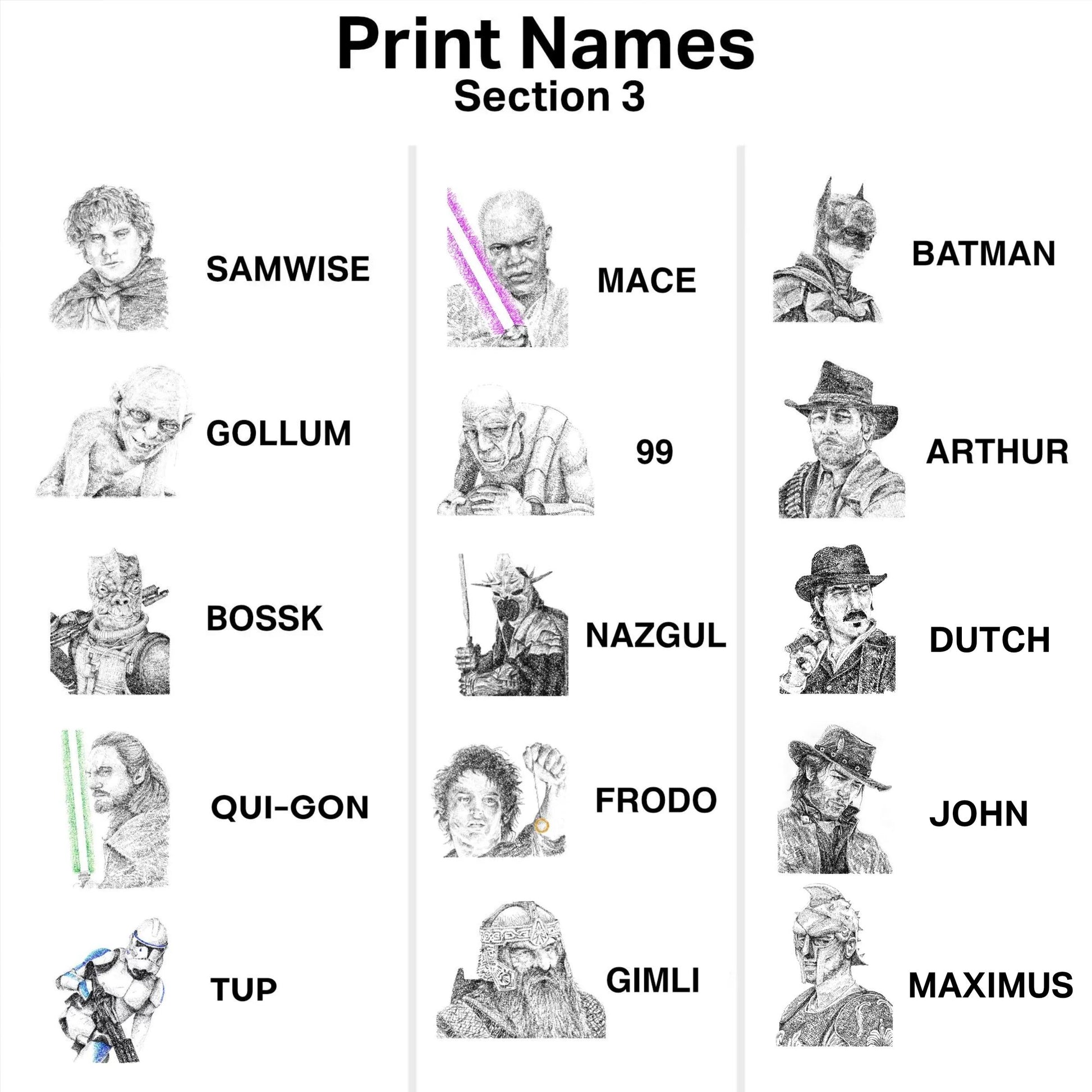 Custom Print Bundle – Pick 2, 3, or 4 Prints