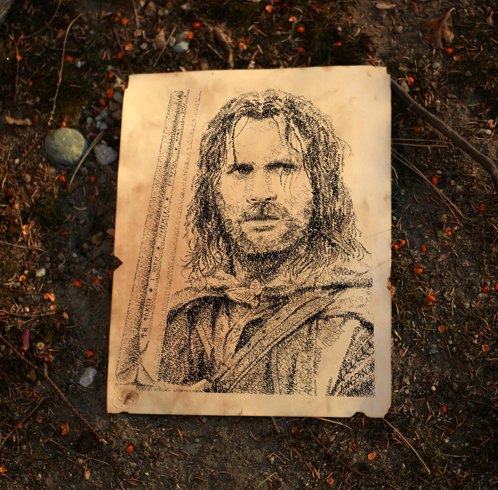 The Ranger Word Art Portrait Print