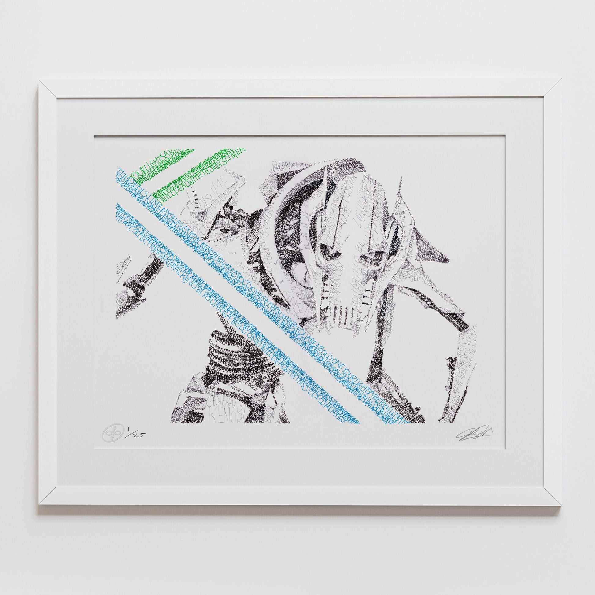 The General Word Art Portrait Print