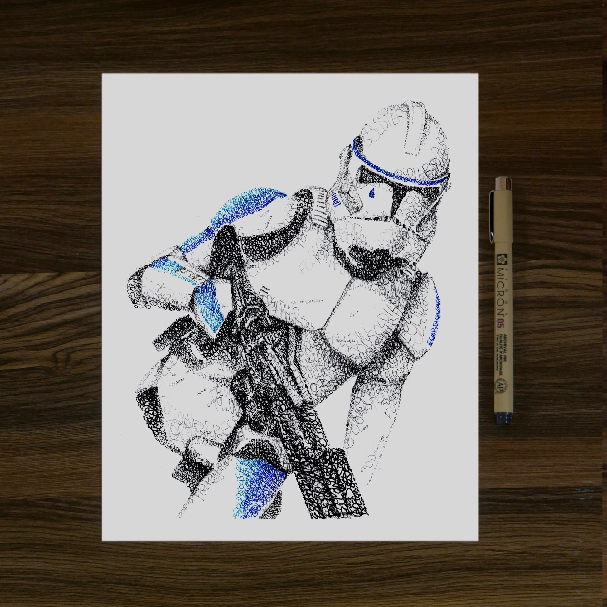Good Soldiers Follow Orders Word Art Portrait Print