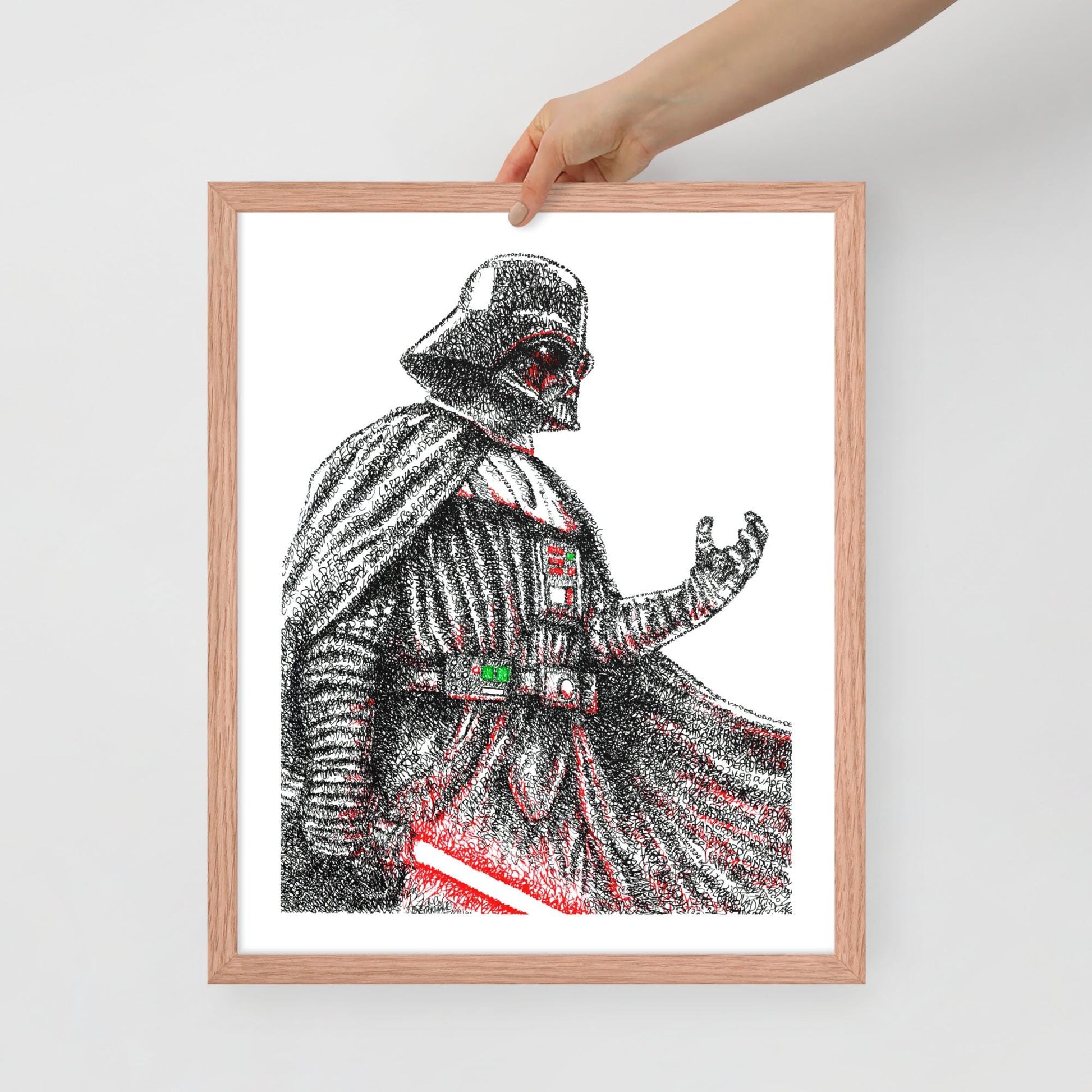 Custom Framed Poster (Matte Paper) - All Drawings Available
