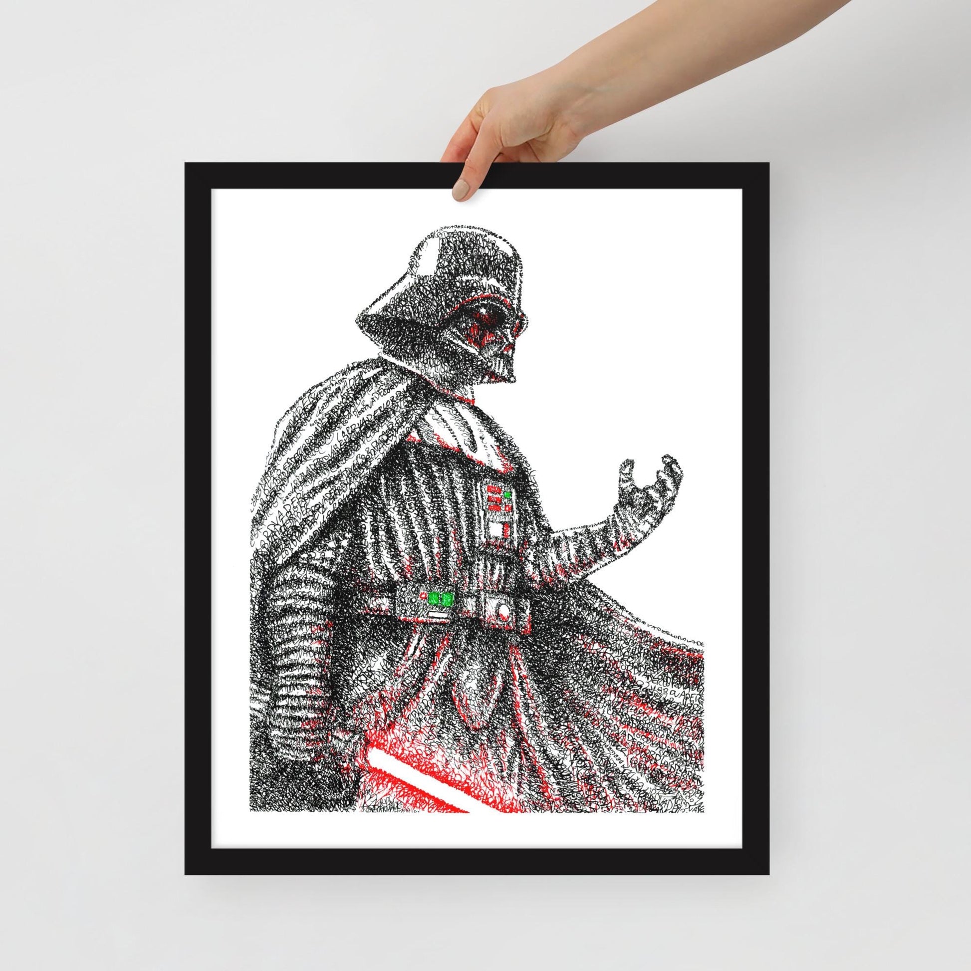 Custom Framed Poster (Matte Paper) - All Drawings Available