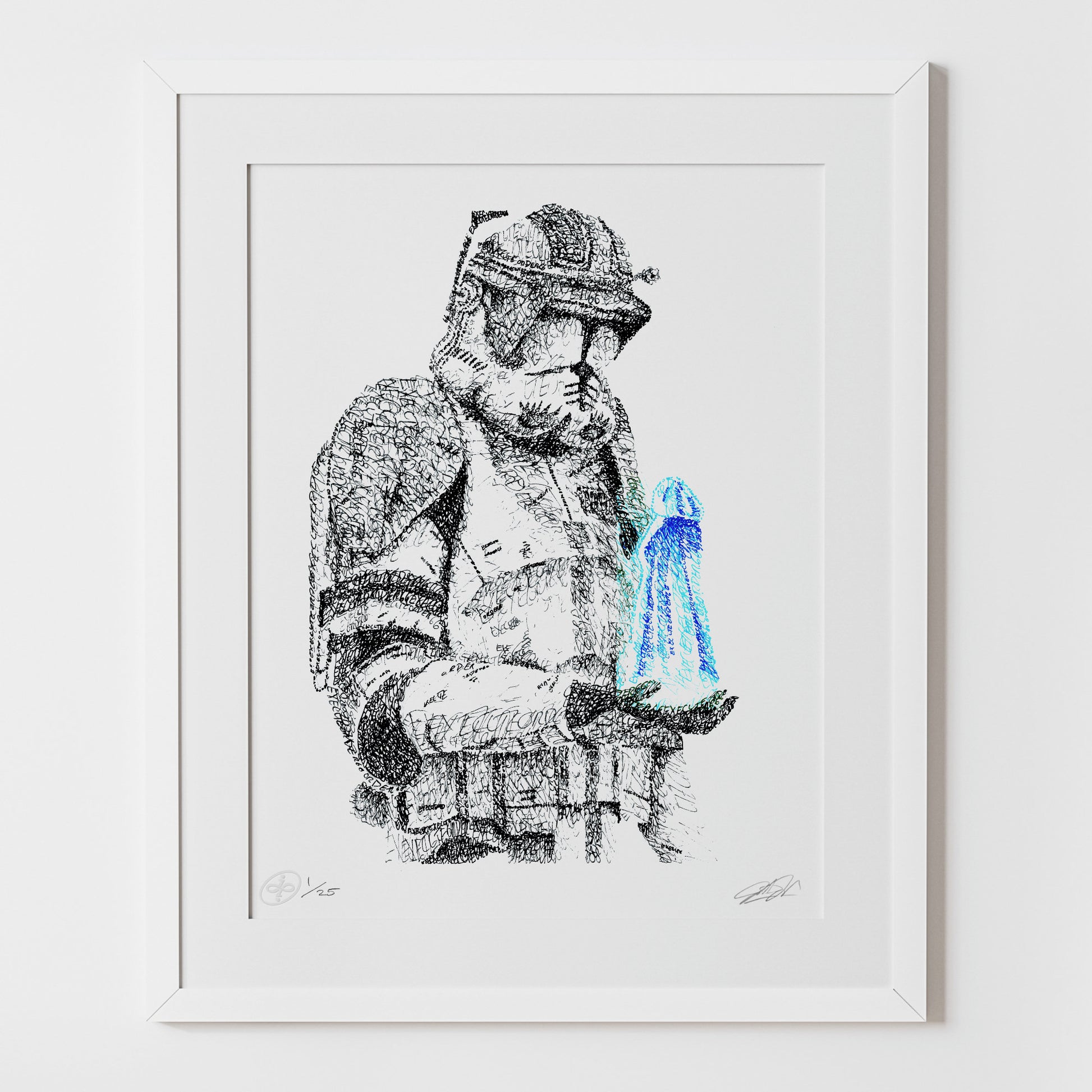 Order 66 Word Art Portrait Print